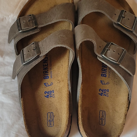 New! Birkenstock Grey Sandals - Picture 1 of 4